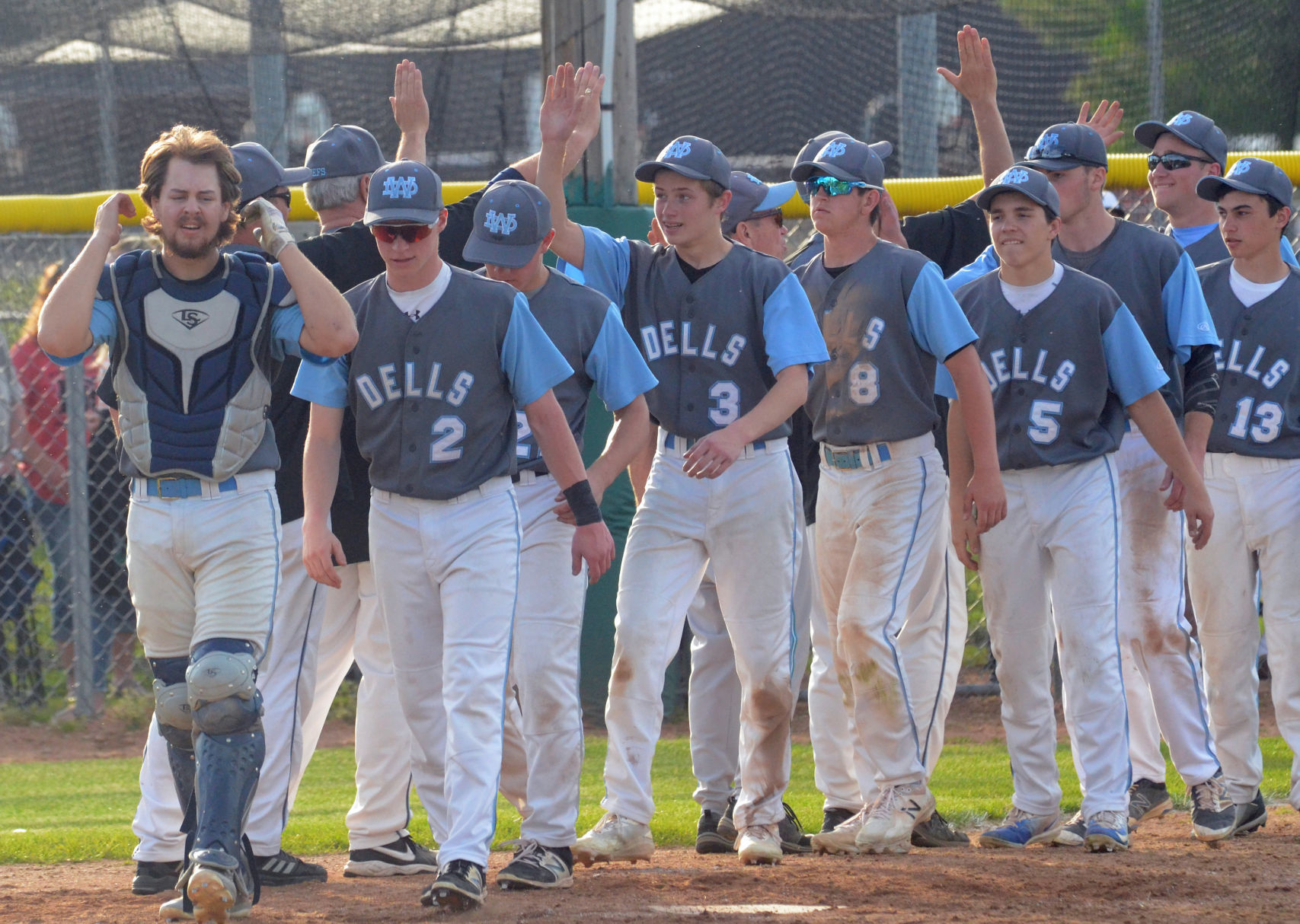 Wisconsin Dells following victory